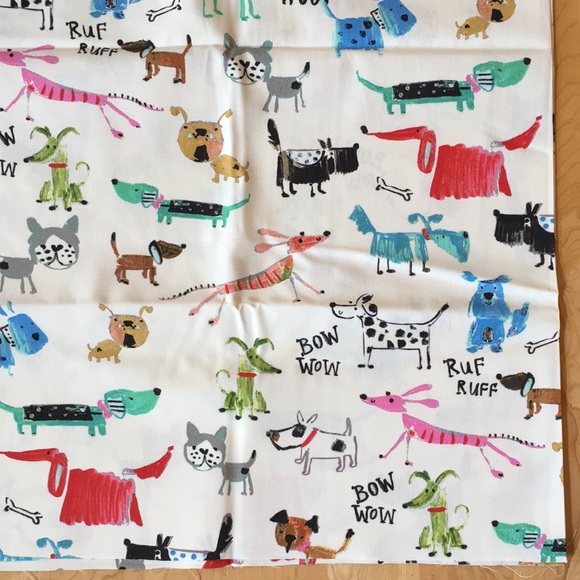 Painted Dog Print Duck Cloth Fabric - Picture 8 of 13